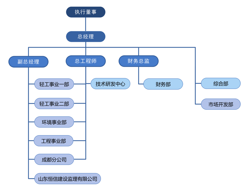 轻工设计院组织架构图202510
